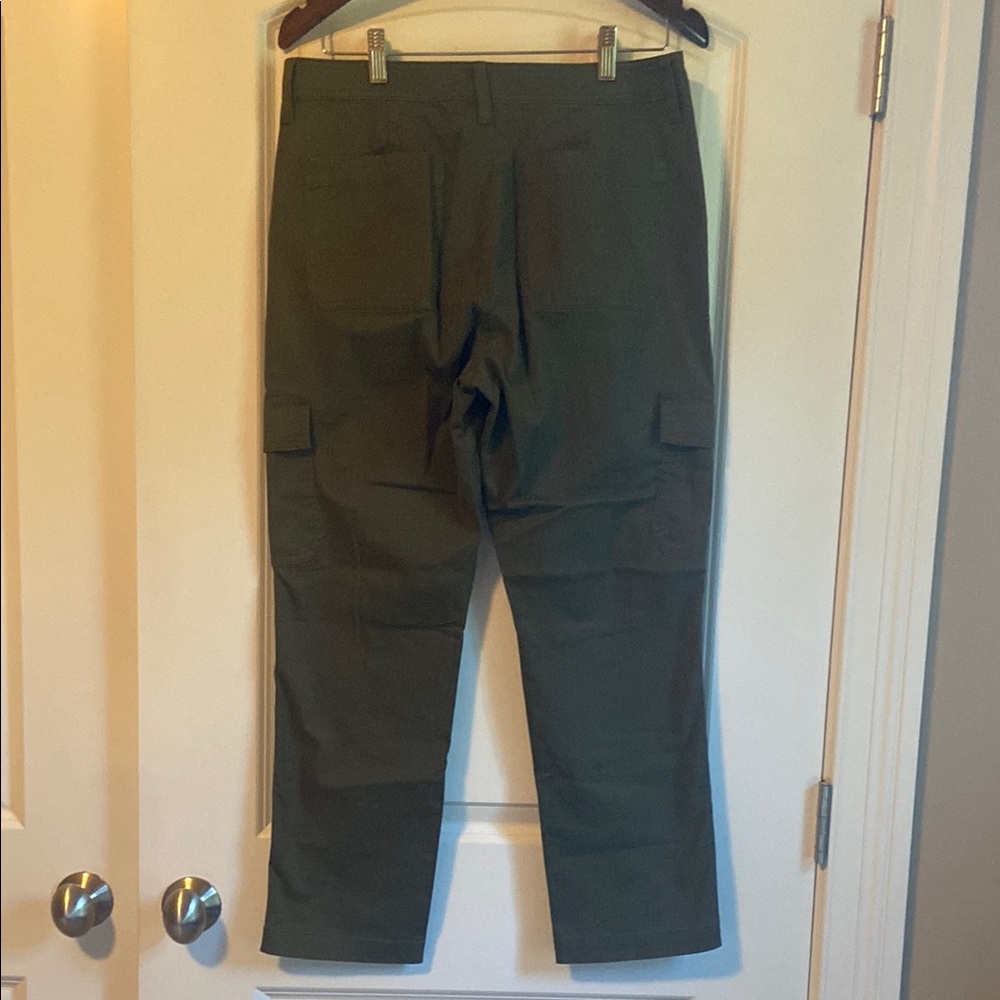 J. Crew Olive Green Cargo Pants Size 8 - Picture 7 of 11